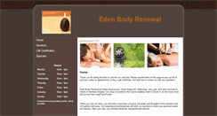 Desktop Screenshot of edenbodyrenewal.com